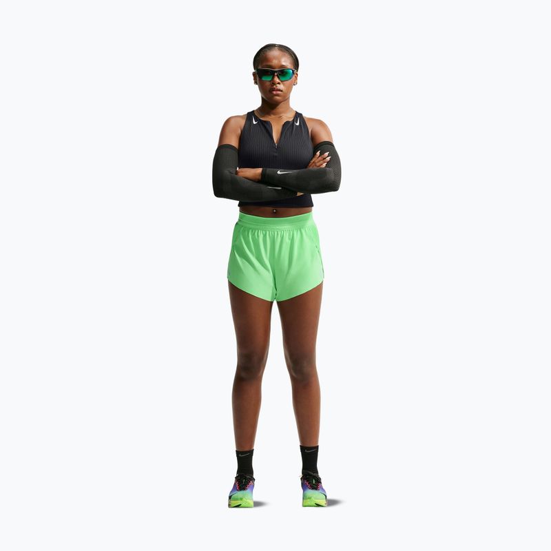 Women's running shirt Nike AeroSwift black/white 2