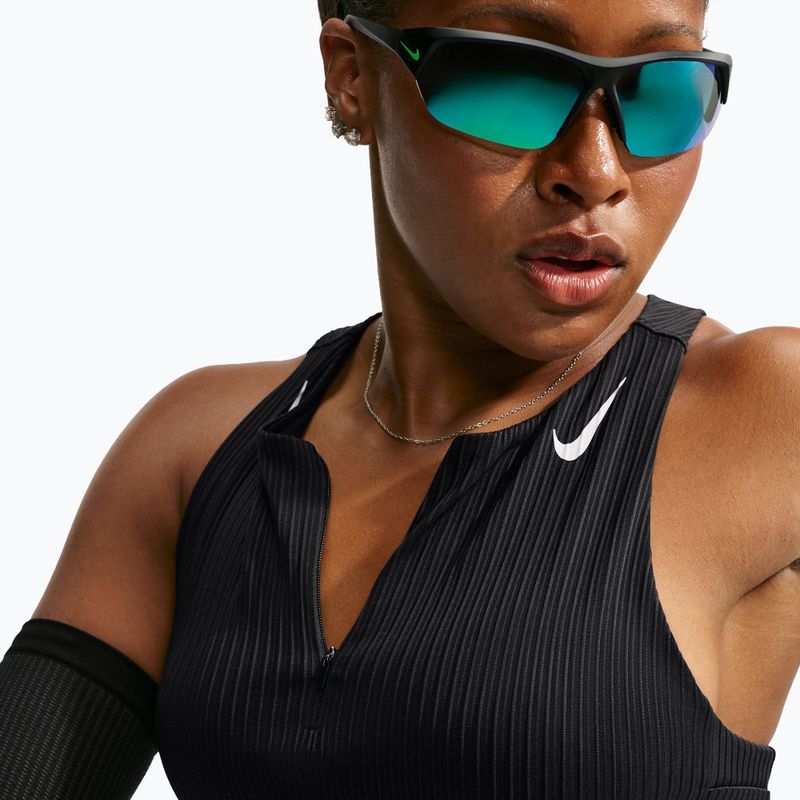Women's running shirt Nike AeroSwift black/white 5