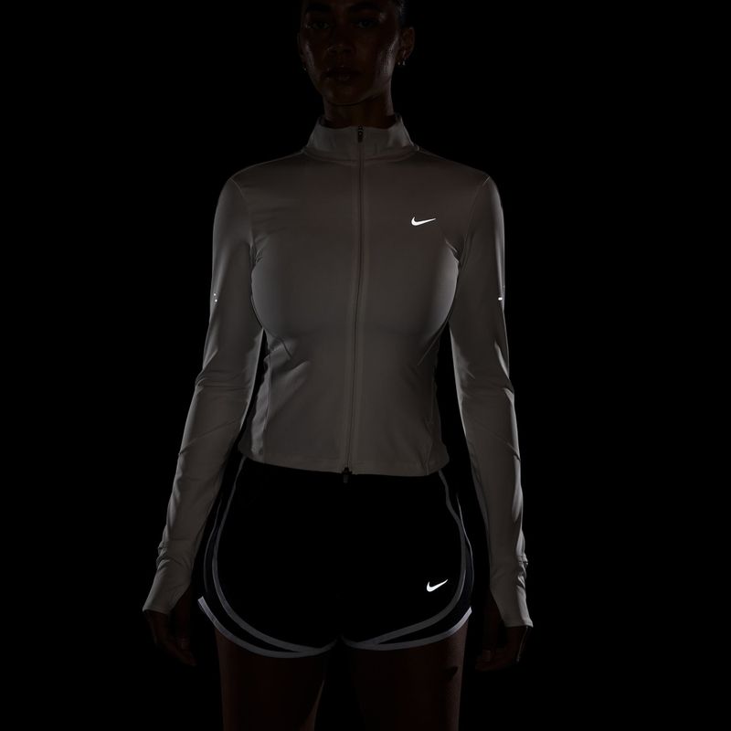 Women's running sweatshirt Nike Swift Dri-Fit Full Zip sail 7