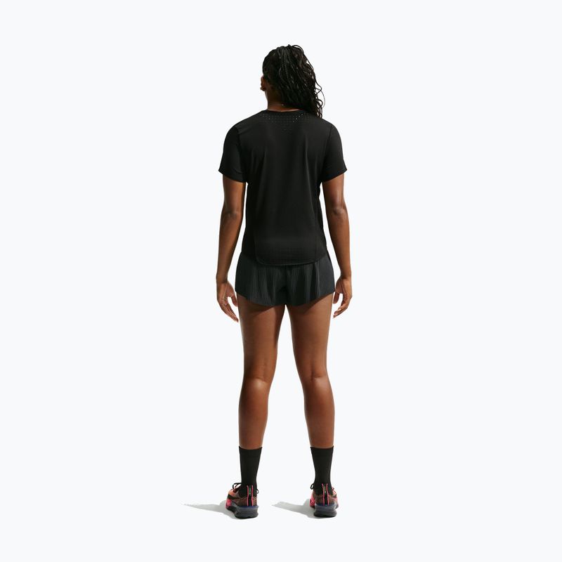 Women's running shirt Nike AeroSwift black/white 3