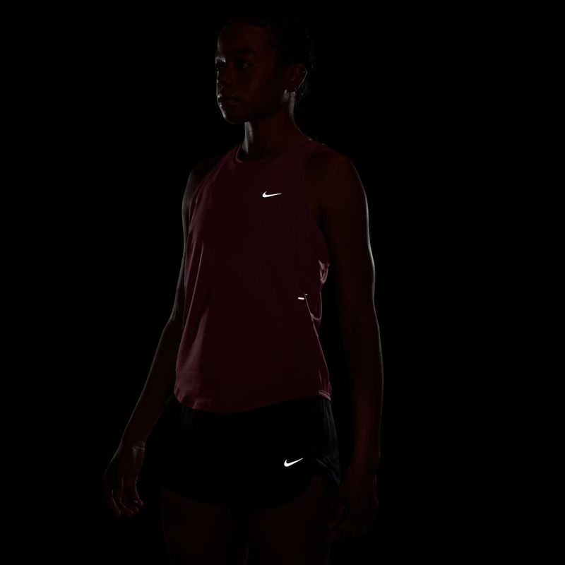 Women's running shirt Nike Swift Dri-Fit Tank Top pink smoke 7
