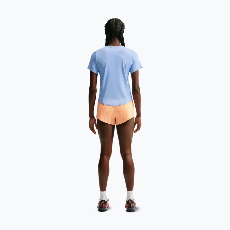 Women's running shirt Nike AeroSwift aluminum/atomic pink 3