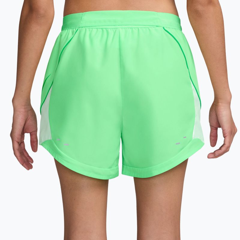 Women's running shorts Nike Tempo Dri-Fit Unlined illusion green/barely green/green spark 2