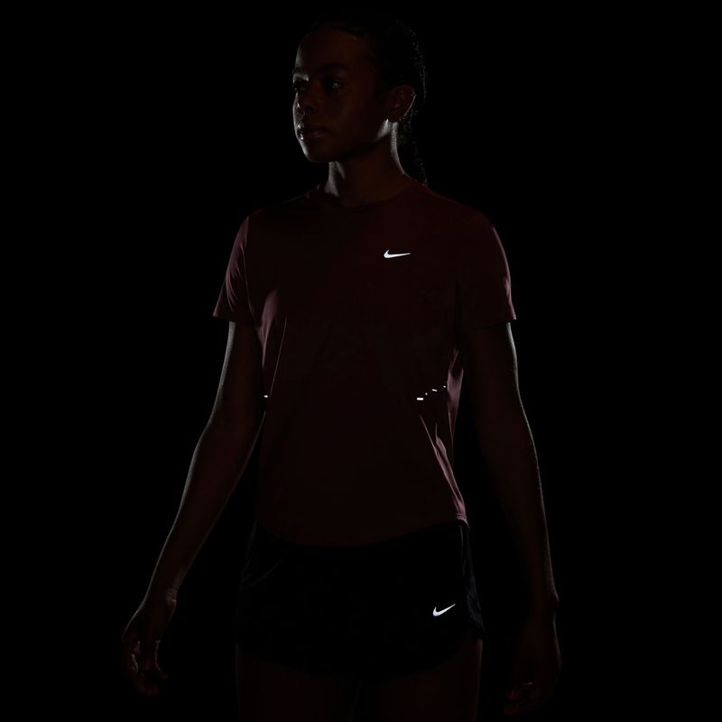 Women's running shirt Nike Swift Dri-Fit pink smoke 7
