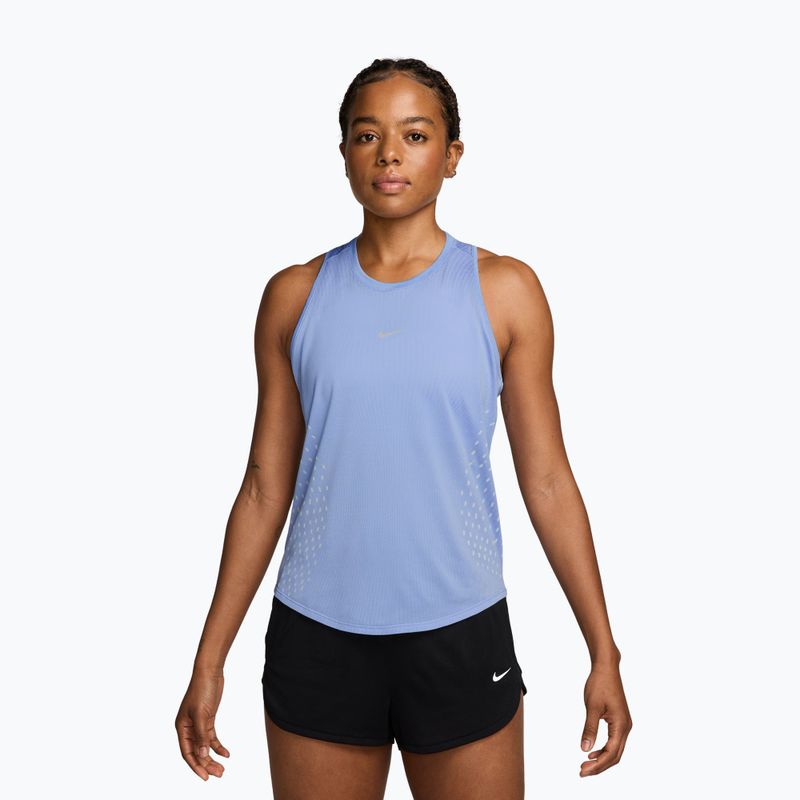 Women's running shirt Nike Swift Aero-Fit Tank Top aluminum/pure platinum