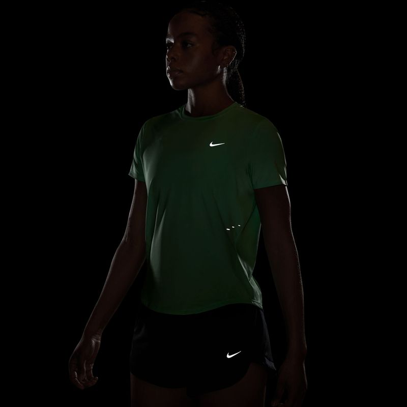Women's running shirt Nike Swift Dri-Fit illusion green 7