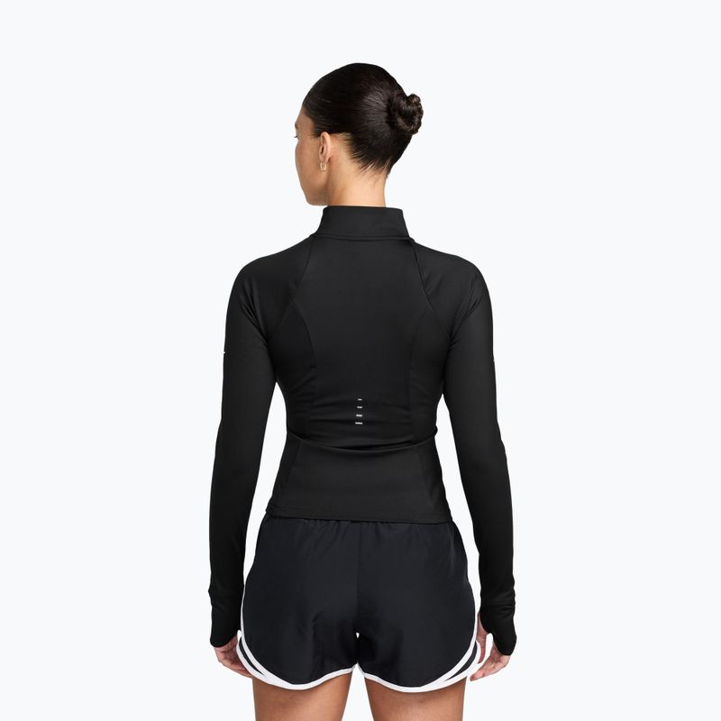Women's running sweatshirt Nike Swift Dri-Fit Full Zip black 2