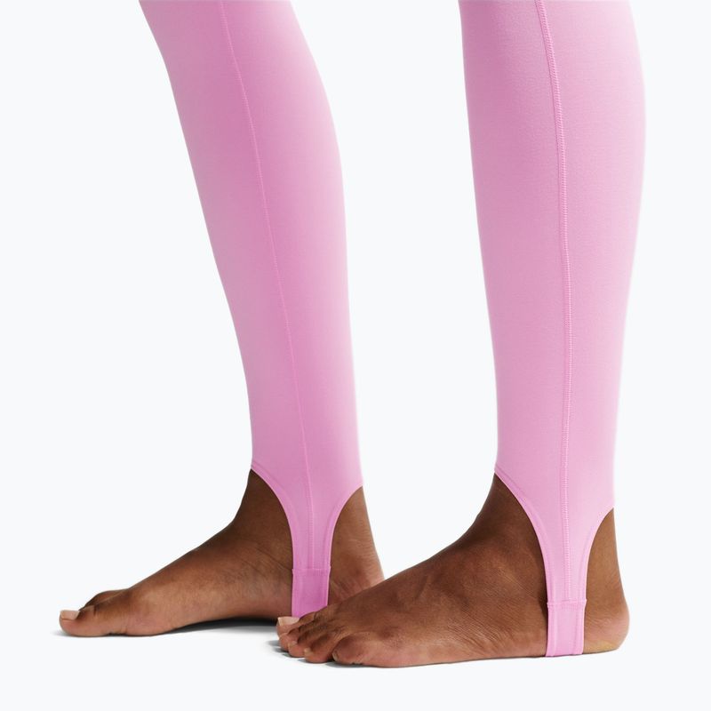 Women's training leggings Nike One pink rise/white 7