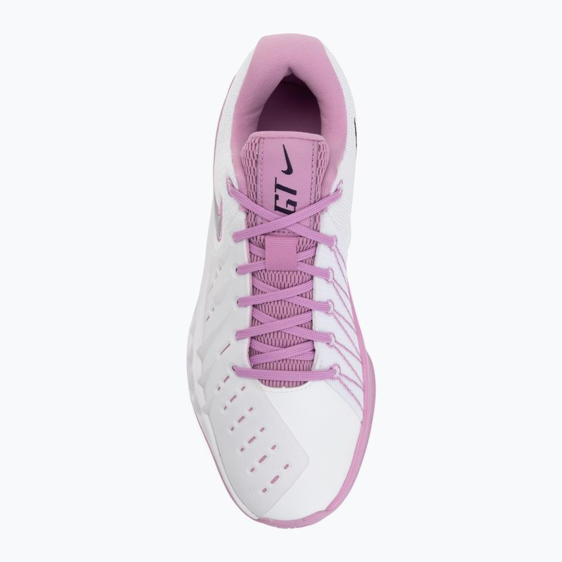 Men's basketball shoes Nike G.T. Cut Academy 2 white/light magenta/purple dynasty 5