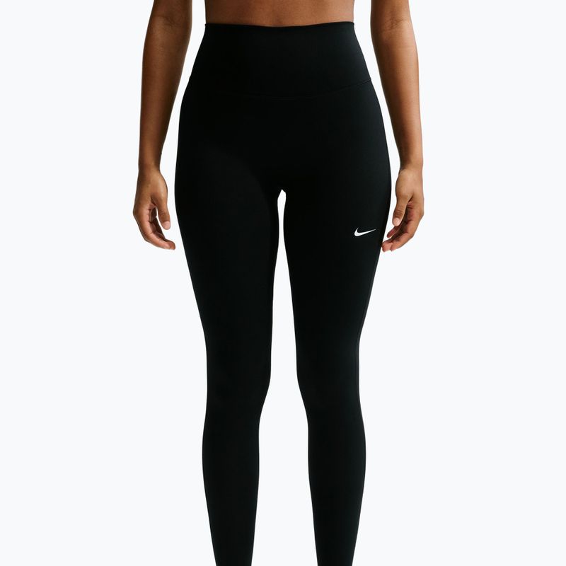 Women's training leggings Nike One black/white 4