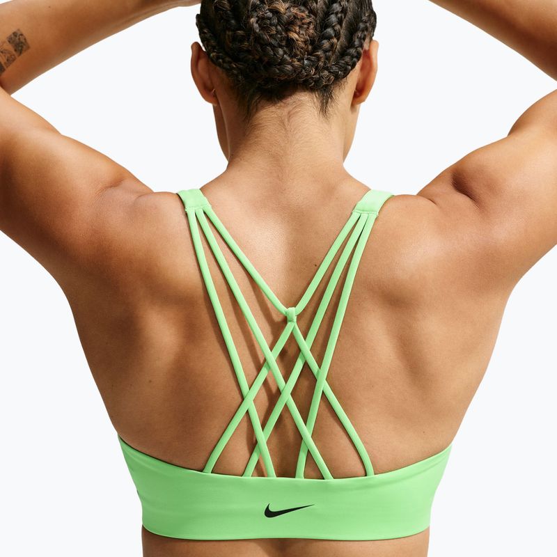 Training bra Nike Indy Strappy illusion green/black 3