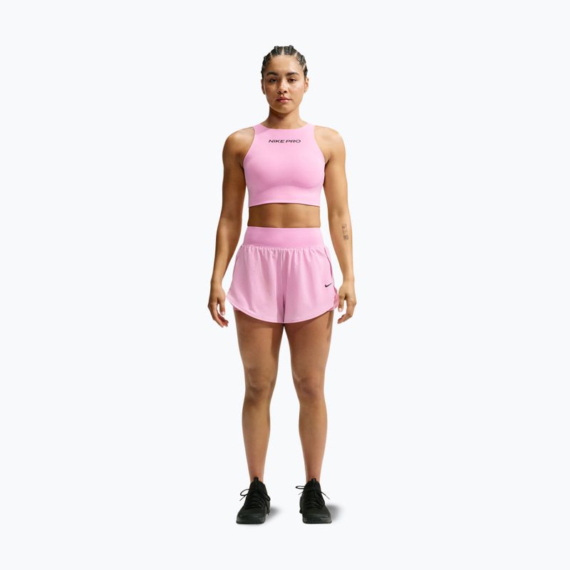 Training bra Nike Pro Sculpt pink rise/black 2