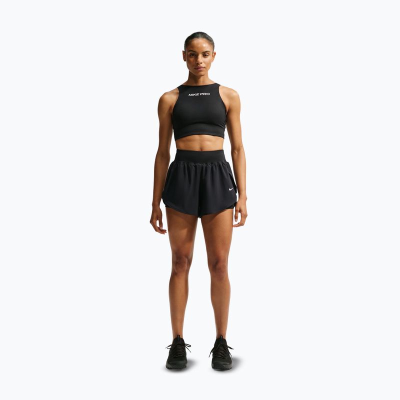 Women's training shorts Nike Pro Sculpt black/white 2