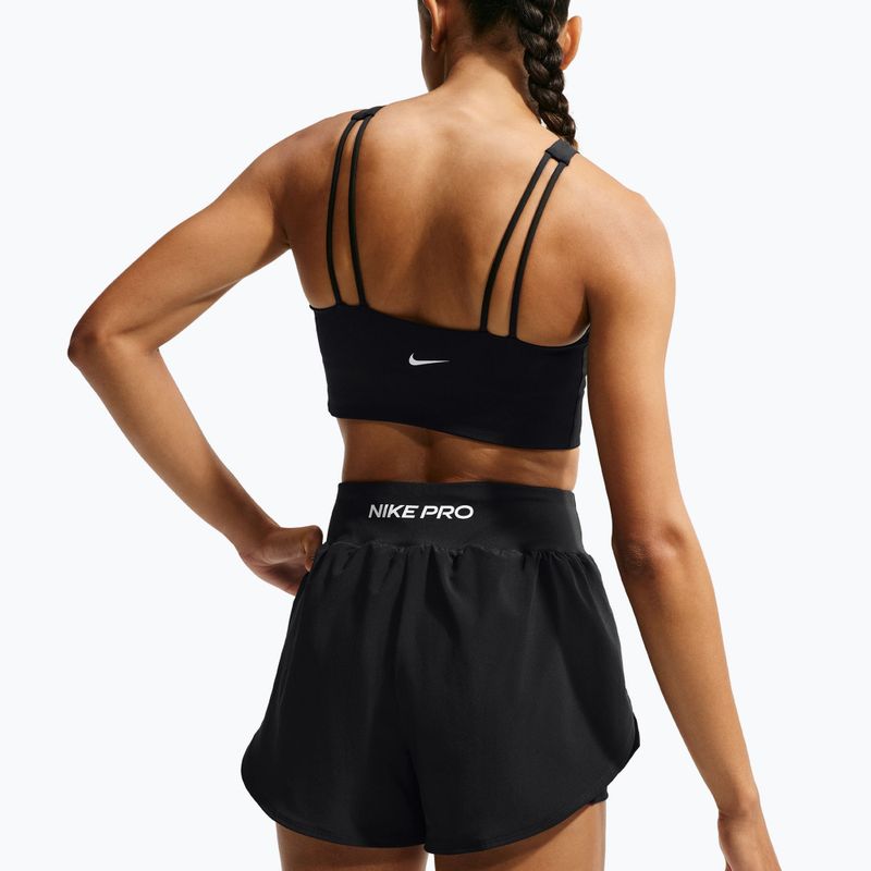 Women's training shorts Nike Pro Sculpt black/white 4