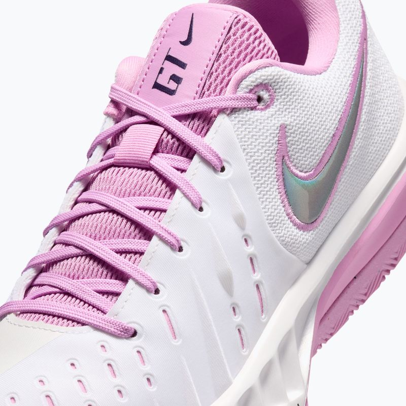 Men's basketball shoes Nike G.T. Cut Academy 2 white/light magenta/purple dynasty 3