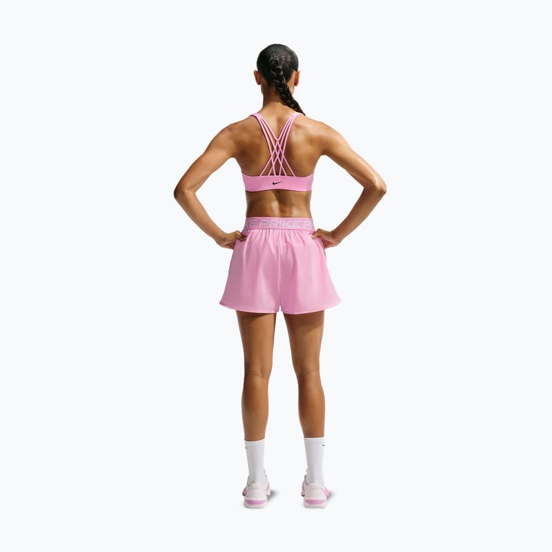 Training bra Nike Indy Strappy pink rise/black 2