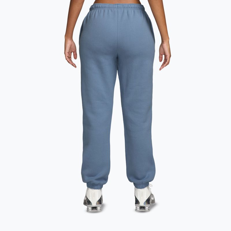 Women's trousers Nike Studio Fleece work blue/sail 2
