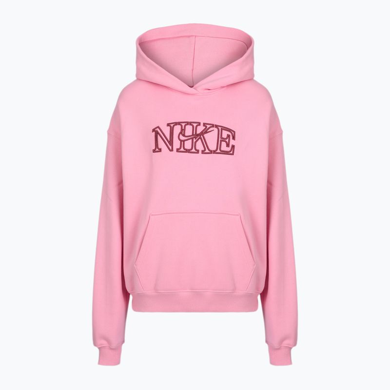 Women's sweatshirt Nike Studio Fleece pink rise/pink smoke 4