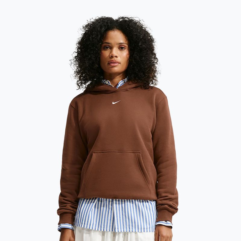 Women's sweatshirt Nike Studio Fleece cacao wow/sail
