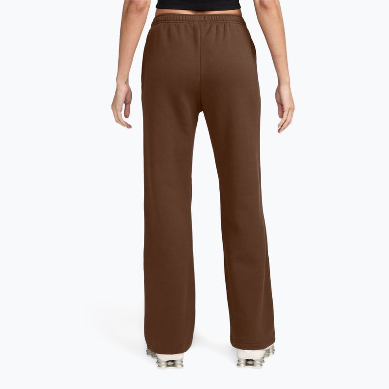 Women's trousers Nike Studio Fleece cacao wow/sail 2