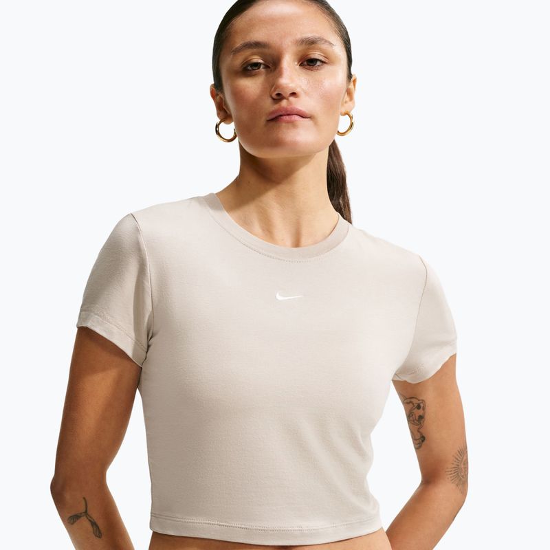 Women's T-shirt Nike Sportswear Chill Knit cream Ii/sail 4
