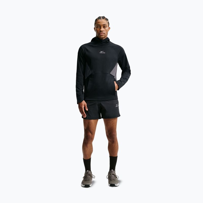Men's training sweatshirt Nike Pro black/white 2