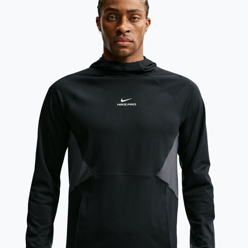 Men's training sweatshirt Nike Pro black/white 4