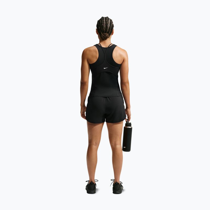 Women's training shirt Nike One black/black/university red/white 2