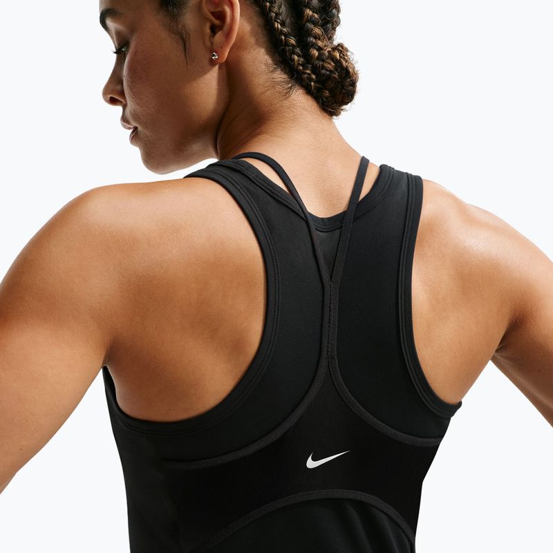 Women's training shirt Nike One black/black/university red/white 4