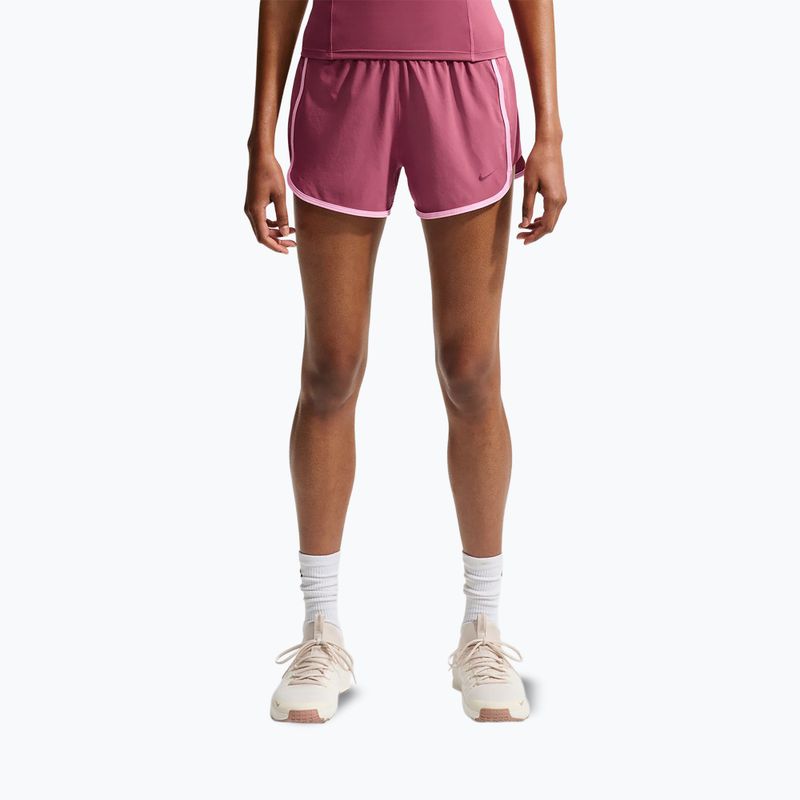 Women's training shorts Nike One pink smoke/pink rise/mystic dates