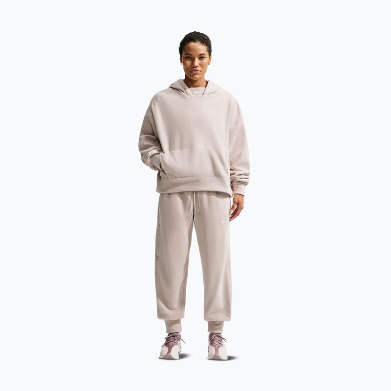Women's training sweatshirt Nike One Therma-FIT Oversized cream Ii/white 2