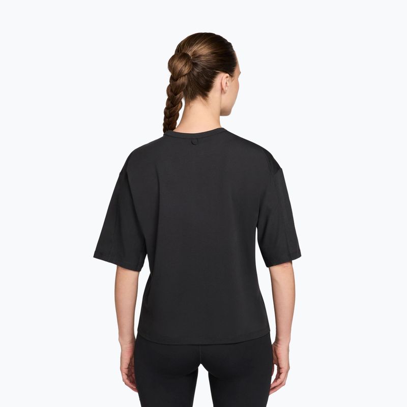 Women's training shirt Nike 24.7 ImpossiblySoft Light black/dark smoke grey 2