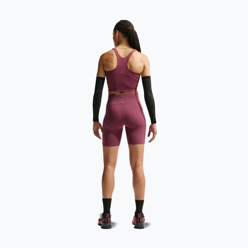 Women's running shorts Nike Swift pink smoke 3