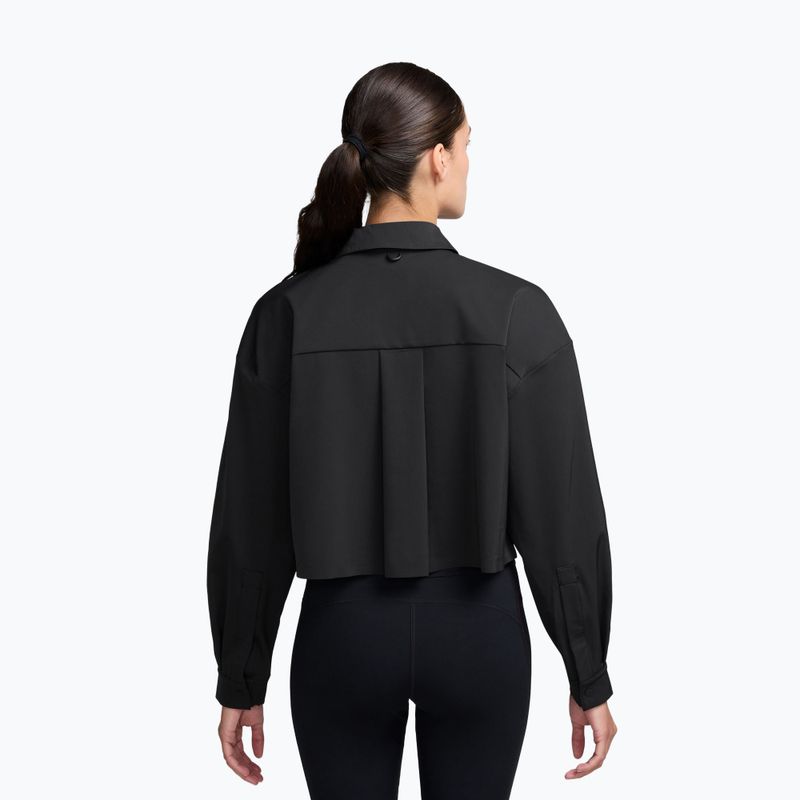 Women's training shirt Nike 24.7 PerfectStretch black/dark smoke grey 2