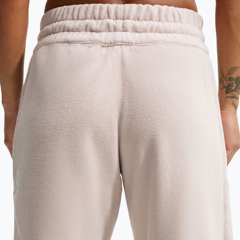 Women's trousers Nike One Therma-FIT Mid Rise cream ii/white 5