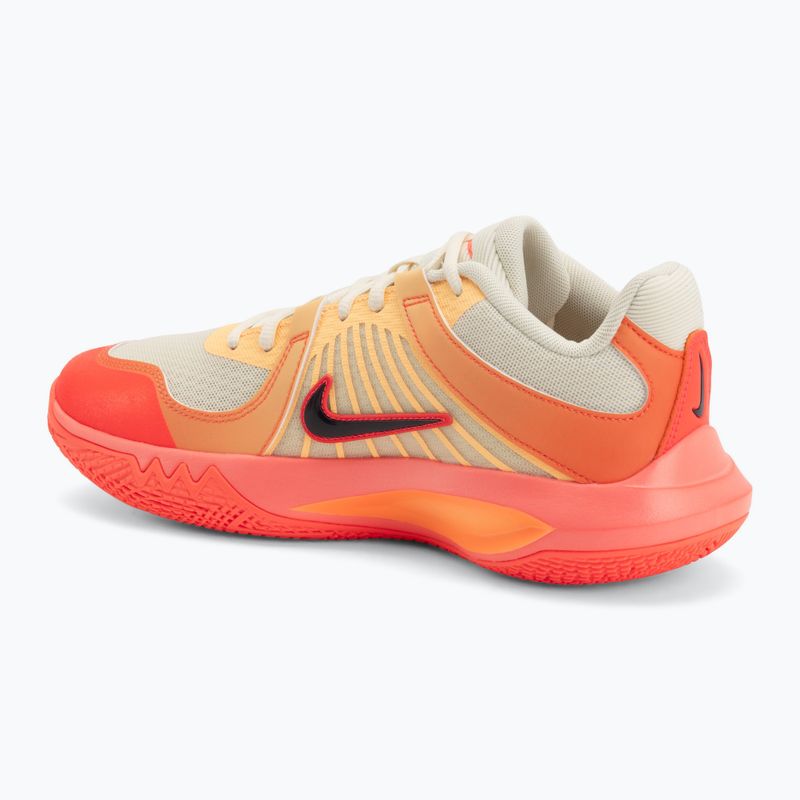Volleyball shoes Nike Hyperspeed Court 2 SE coconout milk/cave purple/hot lava 3
