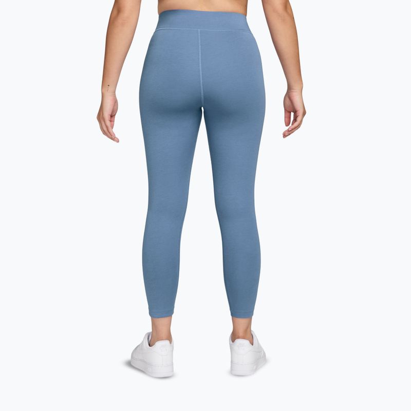 Women's leggings Nike Sportswear Classic work blue/white 2