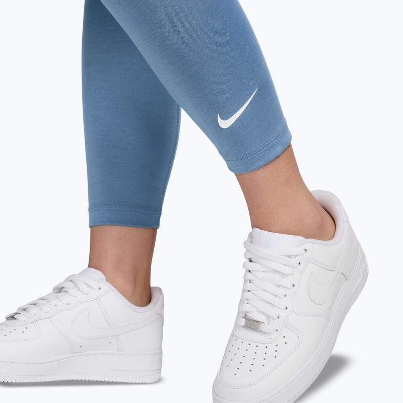 Women's leggings Nike Sportswear Classic work blue/white 3