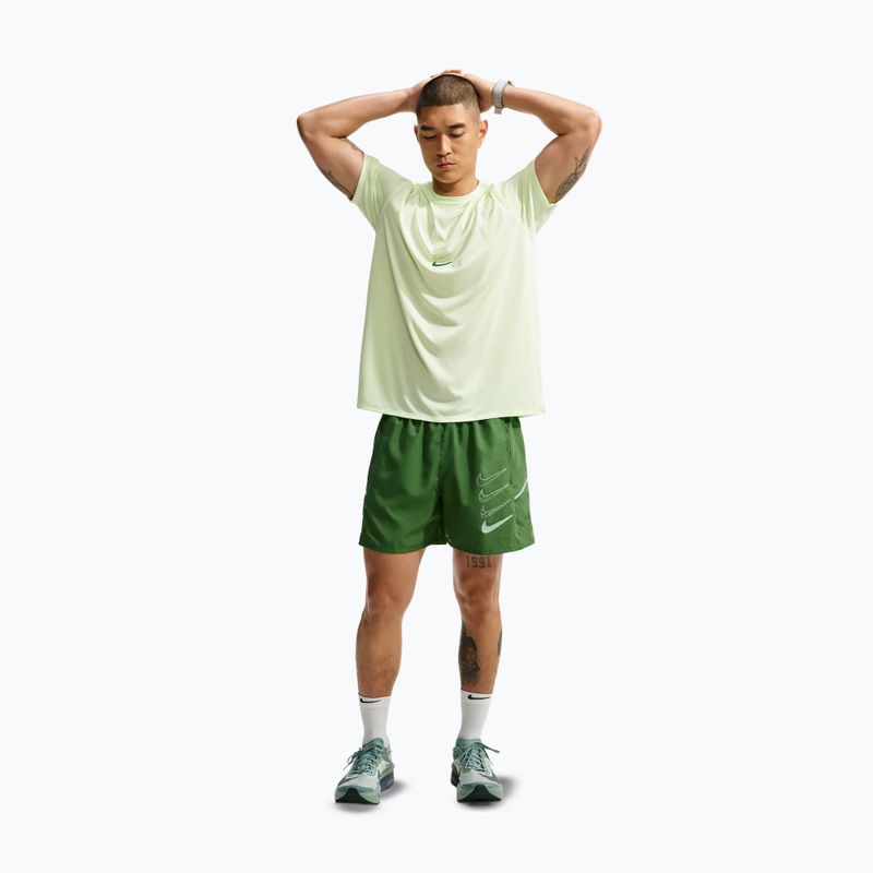 Men's running shorts Nike Miler forest green 2