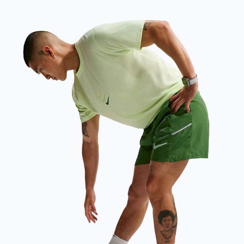 Men's running shorts Nike Miler forest green 4