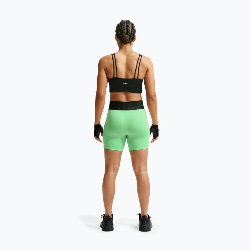 Women's training shorts Nike Pro Sculpt illusion green/cucumber calm/black/black 3