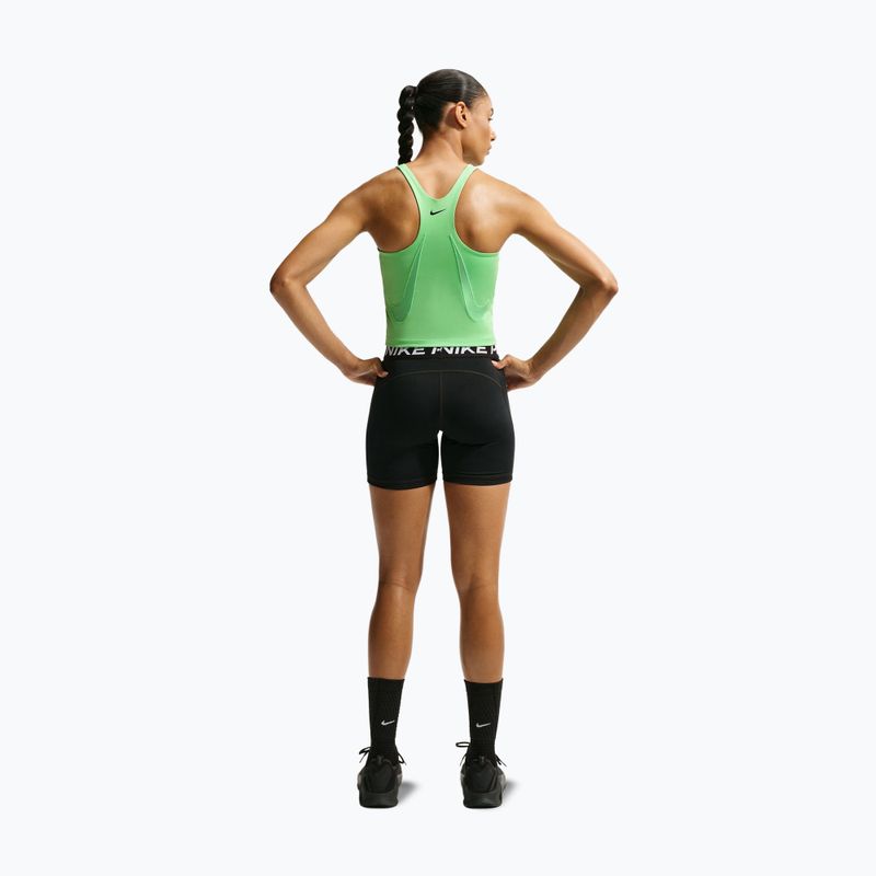 Women's training shirt Nike Pro Sculpt illusion green/cucumber calm/black 2