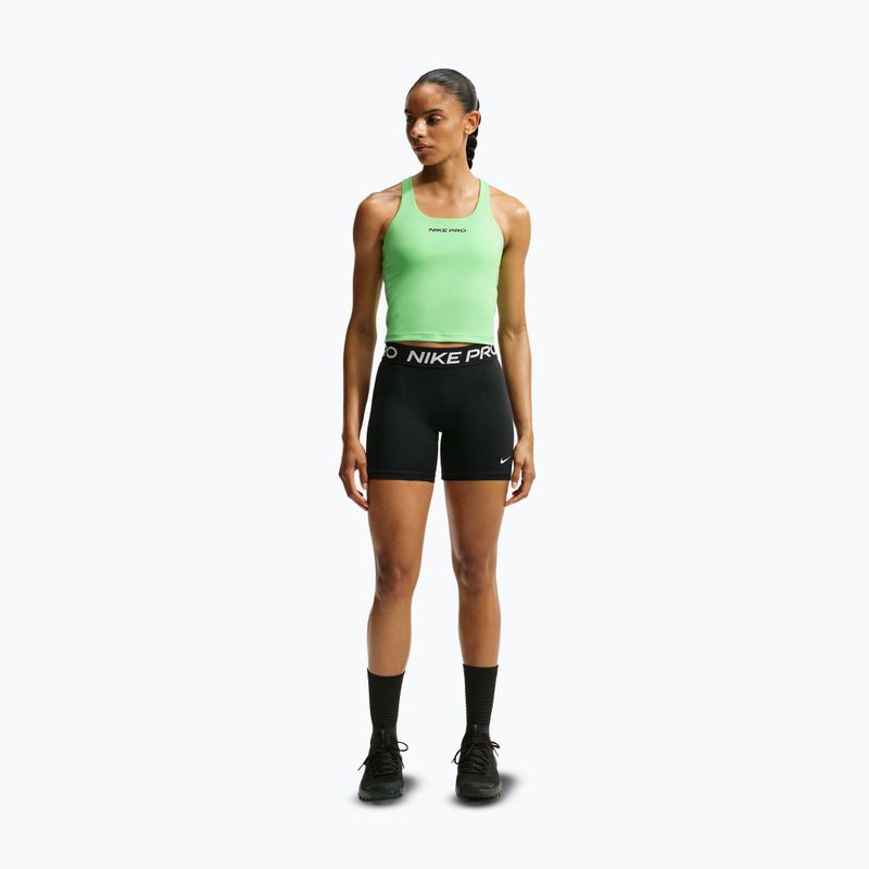 Women's training shirt Nike Pro Sculpt illusion green/cucumber calm/black 7