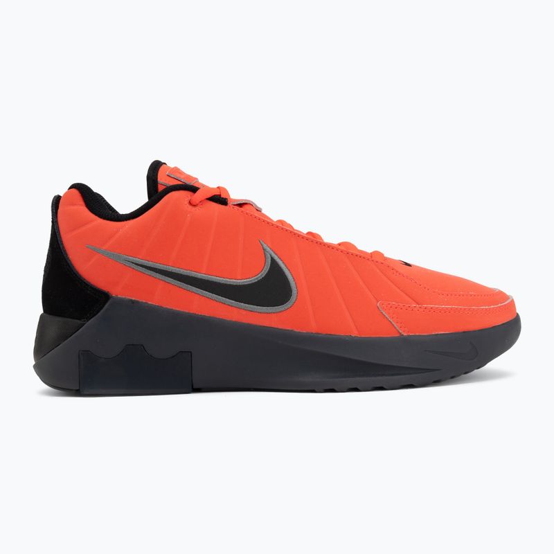 Men's basketball shoes Nike LeBron Witness 9 bright crimson/smoke grey/black 2