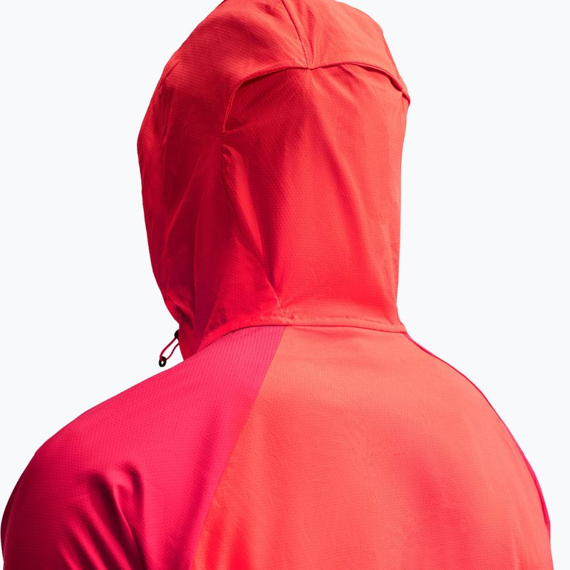 Men's running jacket Nike Impossibly Light Windrunner black/light crimson/tough red 7