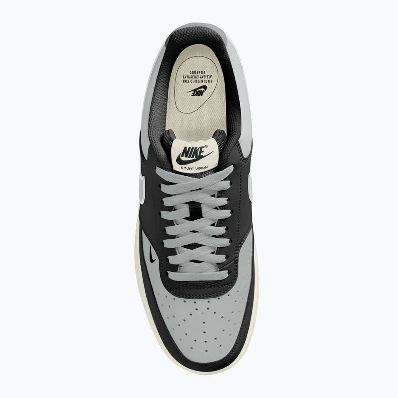 Men's shoes Nike Court Vision Low black/light smoke grey/sail/light smoke grey 4
