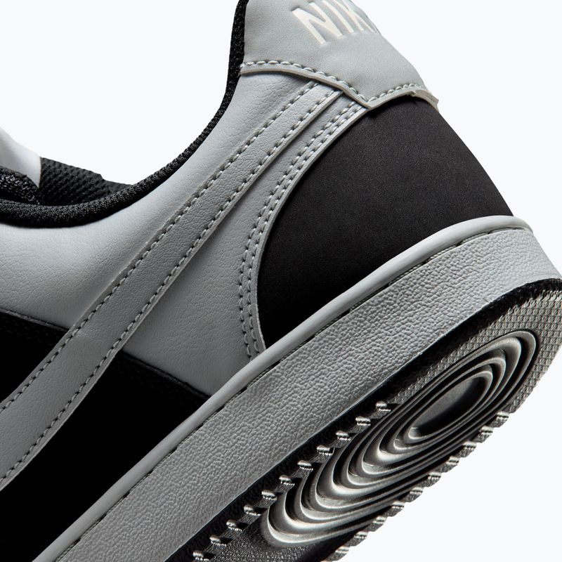 Men's shoes Nike Court Vision Low black/light smoke grey/sail/light smoke grey 6