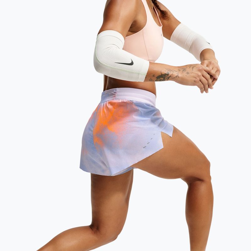 Women's running shorts Nike Swift royal pulse/bleached lilac 5