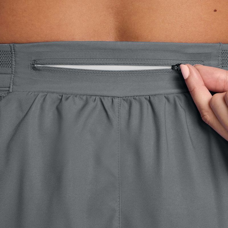 Women's running shorts Nike AeroSwift iron grey/white 4