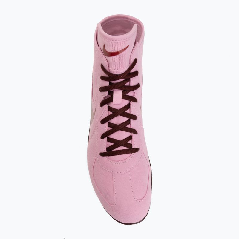 Wrestling shoes Nike Footsweep 2 pink rise/univerisity red/mystic dates 5